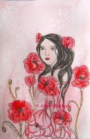 Lady of the poppies